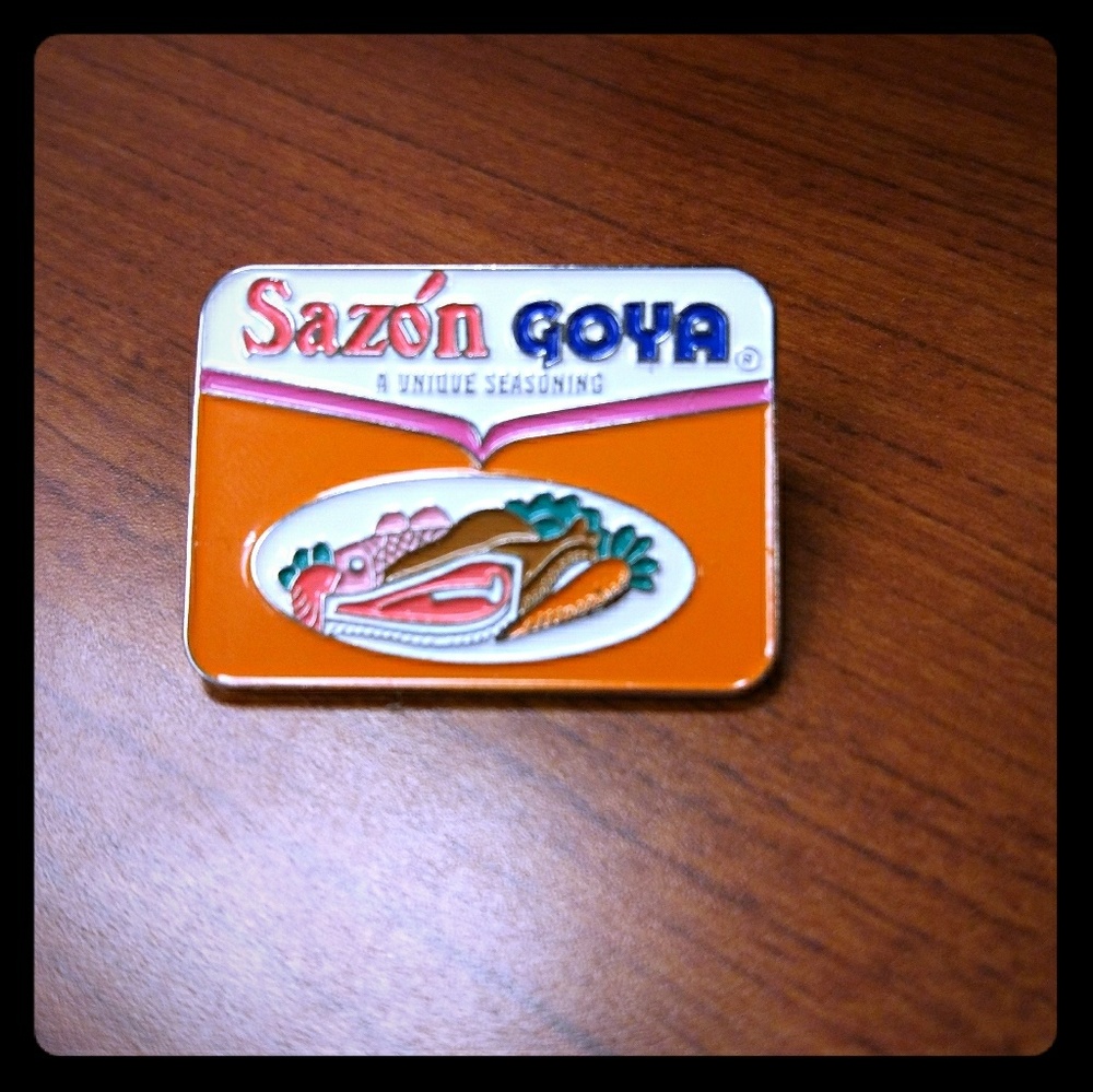 Rare Special Edition Sazon Goya Lapel Pin